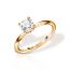 Inel de logodna LOVE cu diamante de  0.41 carate, aur galben de 18K