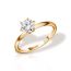 Inel de logodna UNION cu diamante de 0.41 carate, aur galben de 18K