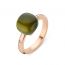 Bigli ring made of 18K rose gold with amethyst and tourmaline