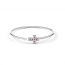 Damiani bracelet made of 18K white gold with ruby and diamond