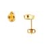 Eva Nobile earrings made of 14K yellow gold with citrine