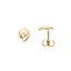 Eva Nobile earrings made of 14K yellow gold with zirconium