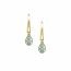Faberge earrings made of 18K yelllow gold with diamond