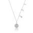 Carezze necklace made of 925 silver with zirconium