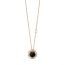Damiani necklace made of 18K rose gold with diamond and onyx