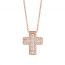 Damiani necklace made of 18K rose gold with diamond