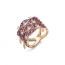 Casato ring made of 18K rose gold with sapphire and diamond