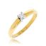 Insieme ring made of 18K yellow gold with diamond
