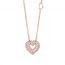 Damiani chain with pendant made of 18K rose gold with diamond