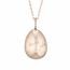Faberge chain with pendant made of 18K rose gold with diamond