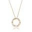 Maria Granacci chain with pendant made of 18K rose gold with diamond
