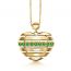 Maria Granacci - Life - pendant made of 18K yellow gold with emerald