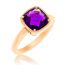 Maria Granacci ring made of 18K pink gold with amethyst