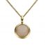 Eva Nobile pendant made of 14K yellow gold with opal