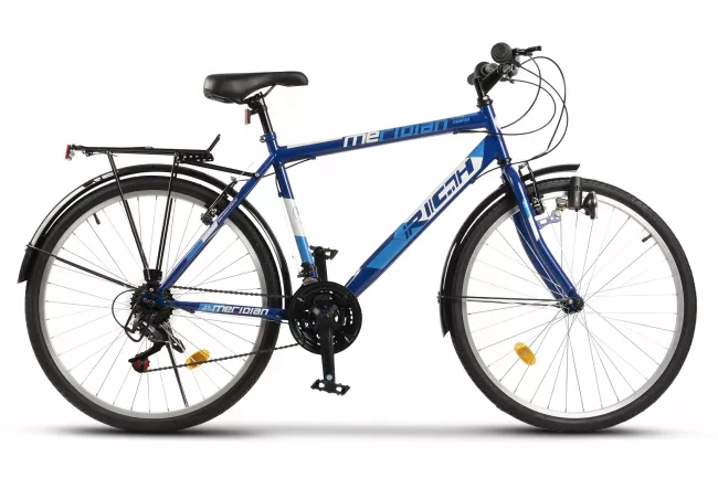 Bicicleta City Rich Meridian R2635A 26", Albastru/Alb 1