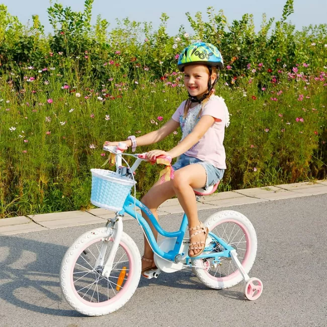 Bicicleta Copii 2-4 ani Royal Baby StarGirl 12", Albastru 11