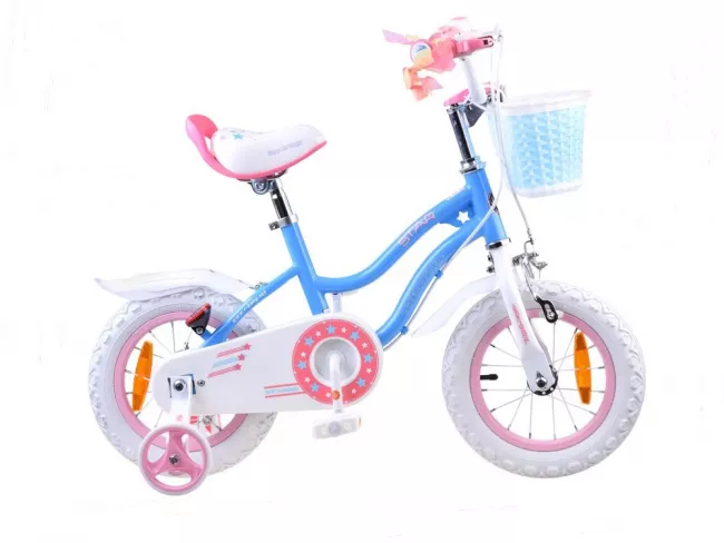 Bicicleta Copii 2-4 ani Royal Baby StarGirl 12", Albastru 1