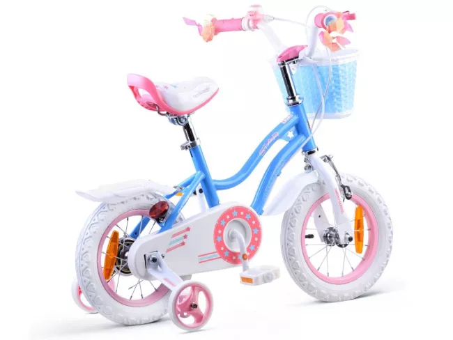 Bicicleta Copii 2-4 ani Royal Baby StarGirl 12", Albastru 3