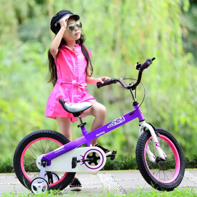 Bicicleta Copii 3-5 ani Royal Baby Honey Children 14", Mov 4
