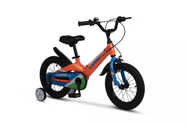 Bicicleta Copii 4-6 ani Carpat PRO C16122B 16",  Portocaliu/Albastru 2
