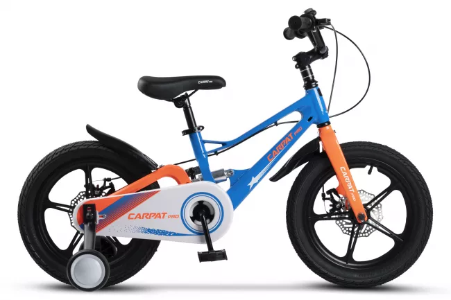 Bicicleta Copii 4-6 ani Carpat PRO C16144B 16", Albastru/Portocaliu 1