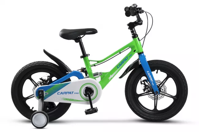 Bicicleta Copii 4-6 ani Carpat PRO C16144B 16", Verde/Albastru 1