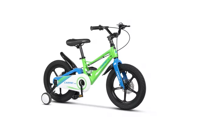 Bicicleta Copii 4-6 ani Carpat PRO C16144B 16", Verde/Albastru 2