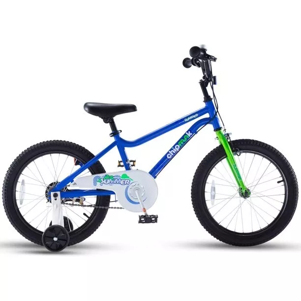 Bicicleta Copii 4-6 ani ChipMunk CMA1601C 16", Albastru/Alb 3
