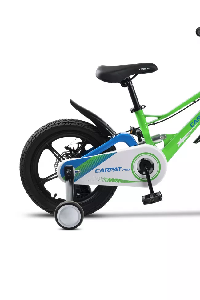 Bicicleta Copii 5-7 ani Carpat PRO C18144B 18", Verde/Albastru 4