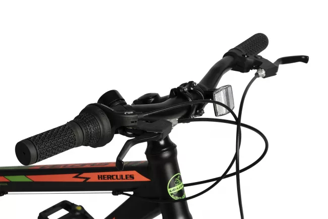 Bicicleta Copii Fat Bike Velors Hercules V2019B 20", Negru/Portocaliu/Verde 7