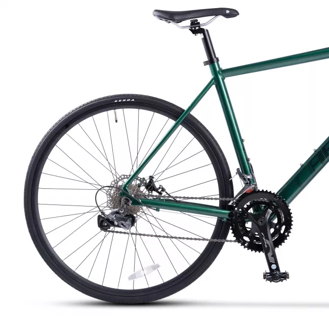 Bicicleta de Oras/Sosea Tip Semicursiera Carpat Pro C27216C 28", Verde/Negru 5
