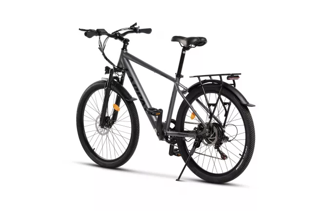 Bicicleta Electrica (E-Bike) MTB Carpat Almighty C26518E 26", Gri/Negru 3