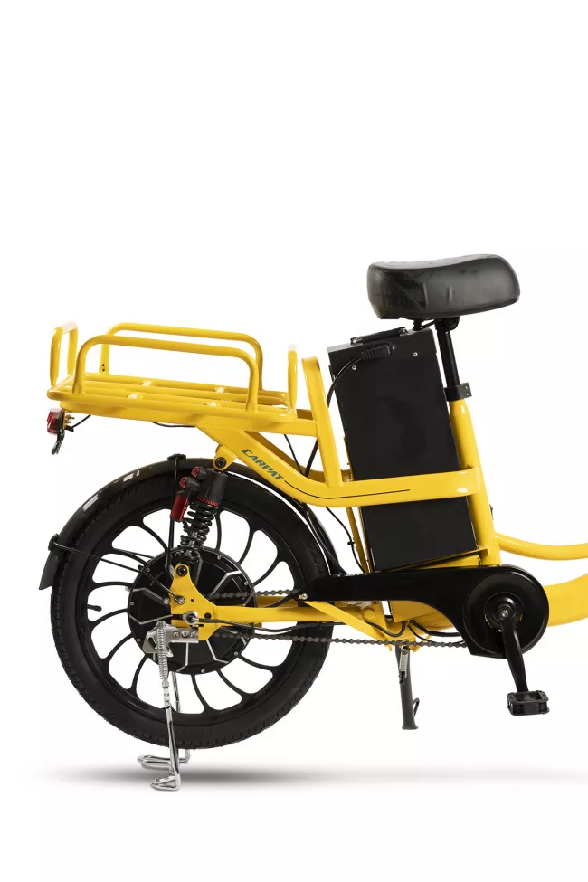 Bicicleta Full-Electrica (E-Bike) Carpat E-Delivery C20314E 20", Galben 4