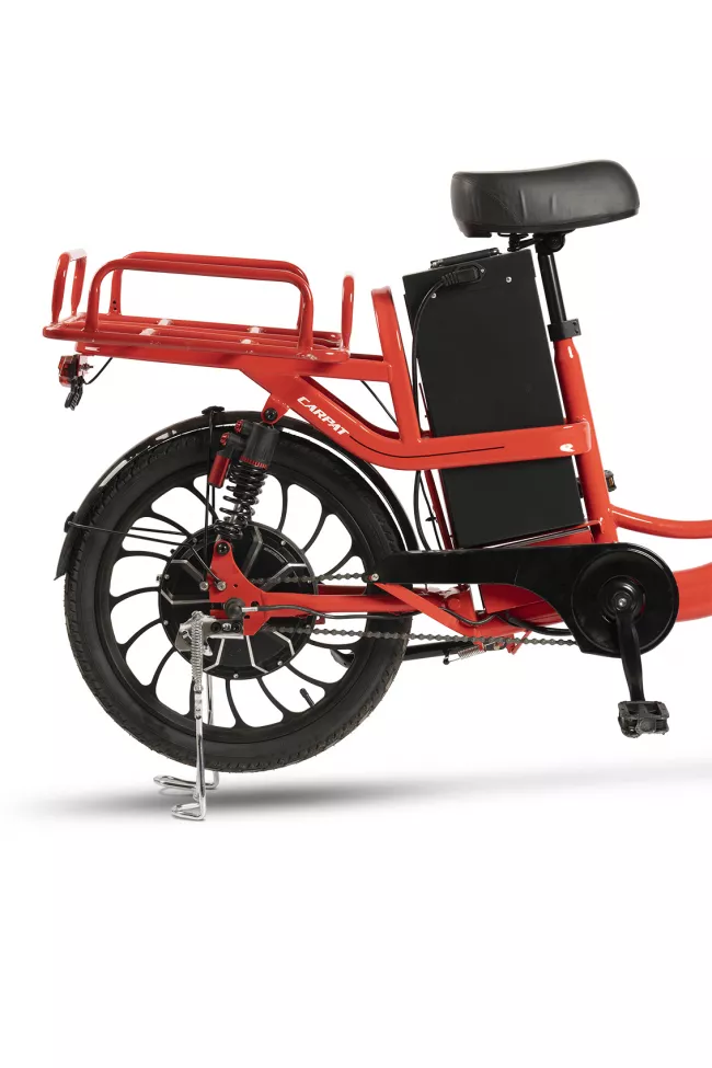 Bicicleta Full-Electrica (E-Bike) Carpat E-Delivery C20314E 20", Rosu 4
