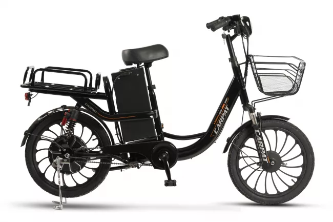 Bicicleta Full-Electrica (E-Bike) Carpat E-Delivery C20314E 20", Negru 1