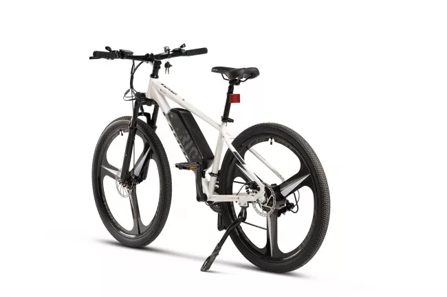 Bicicleta Electrica MTB (E-Bike) Carpat Pioneer C27517E 27.5", Alb/Albastru 3