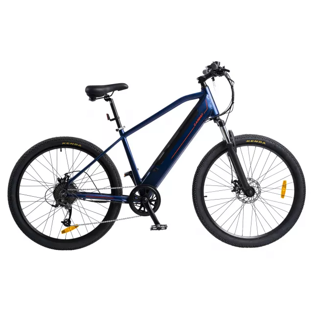 Bicicleta Electrica MTB (E-Bike), Roti 27.5 Inch, Motor 250W, Autonomie Max 60 Km, 8 viteze, Carpat C27176E, culoare Albastru/Rosu - RESIGILATA 1