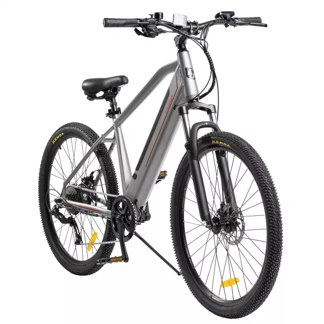 Bicicleta Electrica MTB (E-Bike), Roti 27.5 Inch, Motor 250W, Autonomie Max 60 Km, 8 viteze, Carpat C27176E, culoare Gri/Rosu - RESIGILATA 2