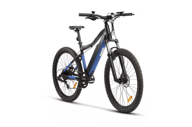 Bicicleta Electrica MTB (E-Bike) SCOOTY EM-500 PRO 27.5", Negru/Albastru 2