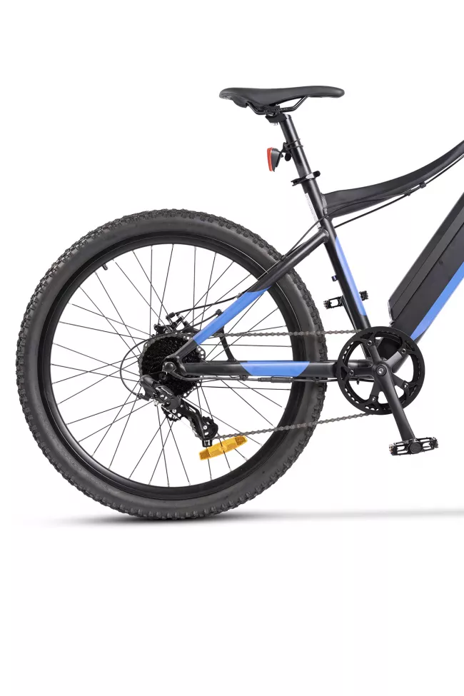 Bicicleta Electrica MTB (E-Bike) SCOOTY EM-500 PRO 27.5", Negru/Albastru 4