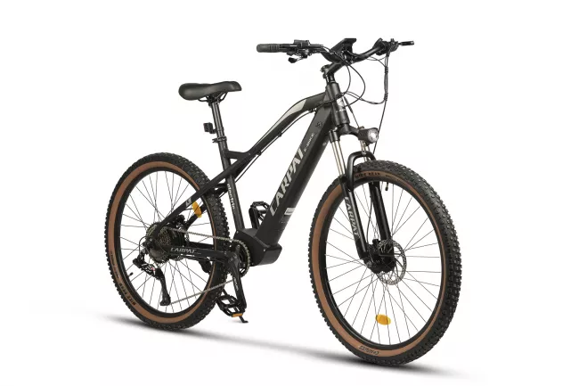 Bicicleta Electrica MTB Hidraulica (E-Bike) Carpat C275H7E 27.5", Negru/Gri 2