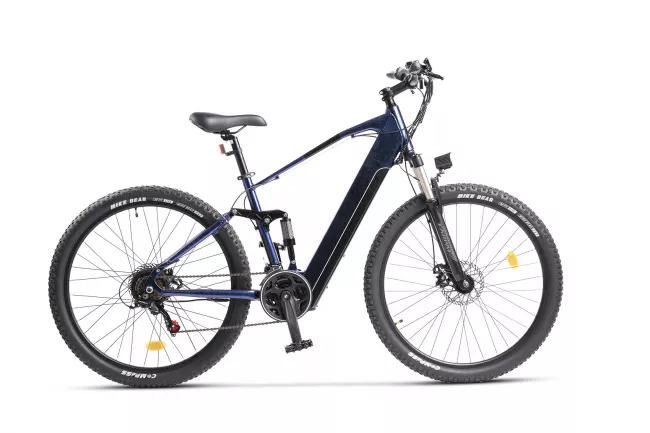 Bicicleta Electrica MTB-FS (E-Bike) CARPAT C275M17E 27.5", Albastru Cameleon 1