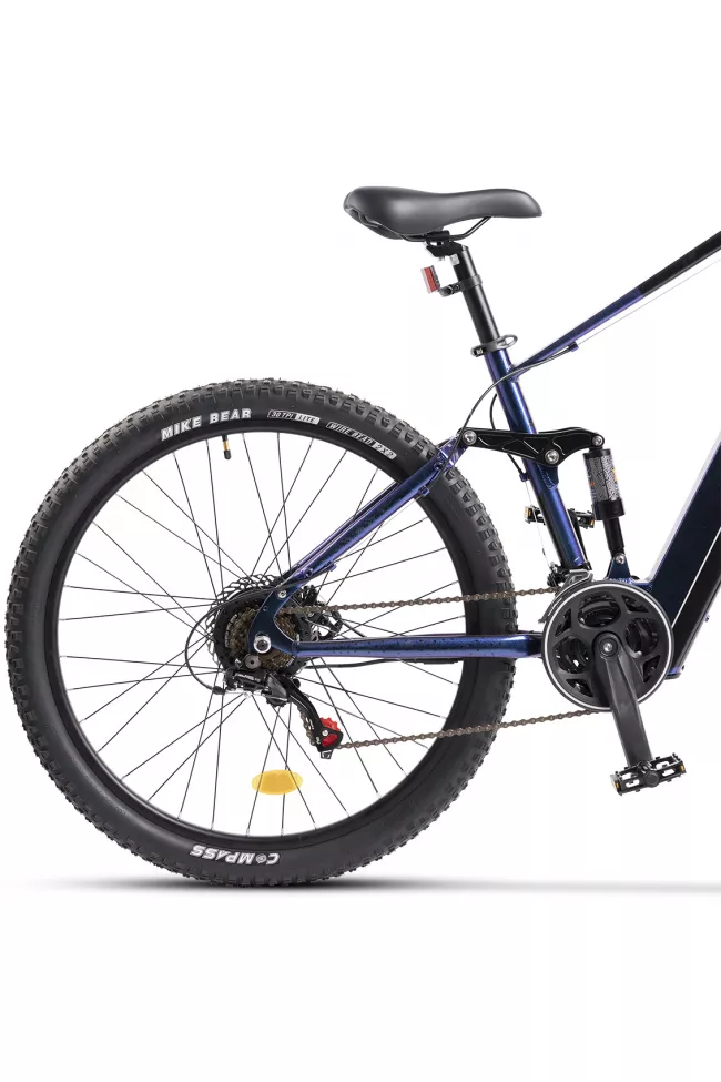 Bicicleta Electrica MTB-FS (E-Bike) CARPAT C275M17E 27.5", Albastru Cameleon 5