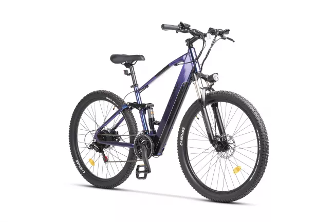 Bicicleta Electrica MTB-FS (E-Bike) CARPAT C275M17E 27.5", Albastru Cameleon 2