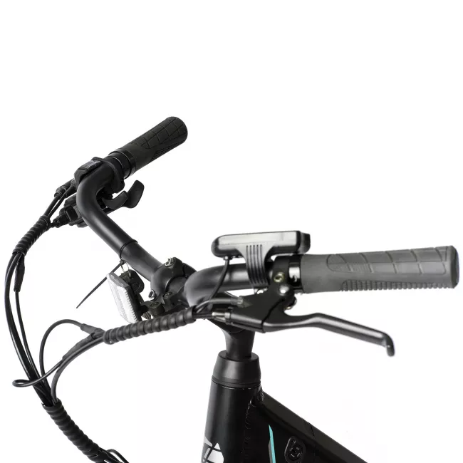 Bicicleta Electrica Trekking (E-Bike), Roti 27.5 Inch, Motor 250W, Autonomie Max 60 Km, 8 viteze, Carpat C27177E, culoare Gri/Albastru - RESIGILATA 8