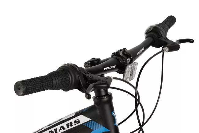 Bicicleta Fat-Bike Velors Mars V2605G 26",Negru/Alb/Albastru 8