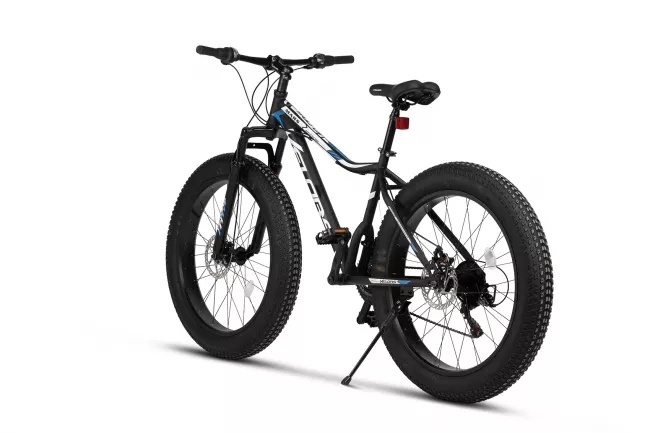 Bicicleta Fat-Bike Velors Mars V2605G 26",Negru/Alb/Albastru 3