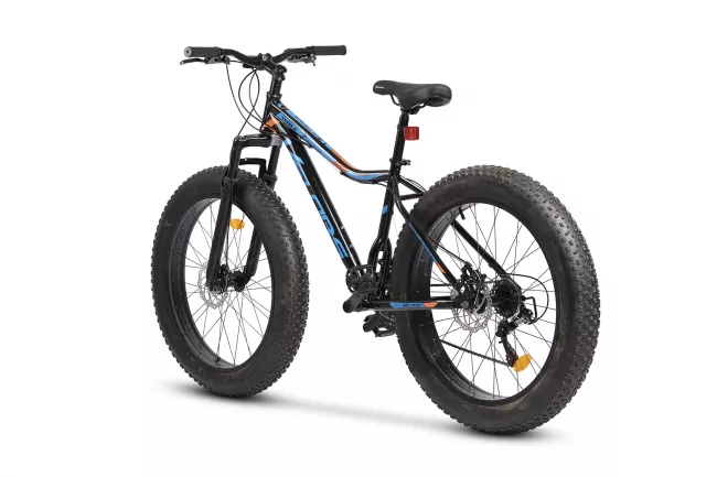 Bicicleta Fat-Bike Velors Wolf V2605D 26", Negru/Portocaliu/Albastru 3