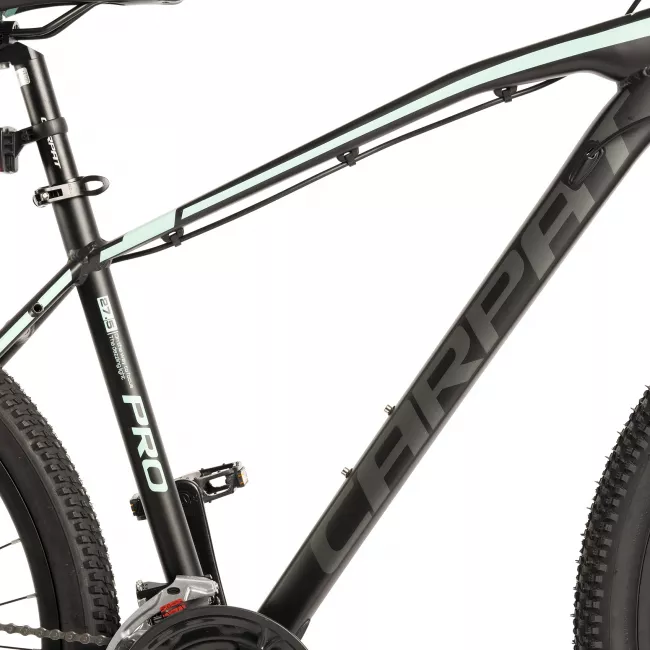 Bicicleta MTB-HT Carpat PRO C27225H 27.5", Negru/Verde 6