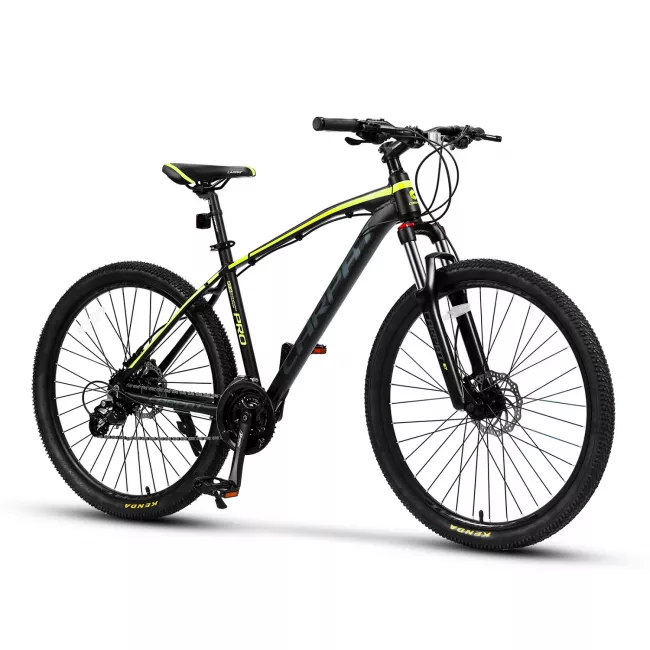 Bicicleta MTB-HT Carpat PRO C27225H 27.5", Negru/Galben 2